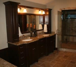 Wooden Bathroom Cabinets in Energy Corridor