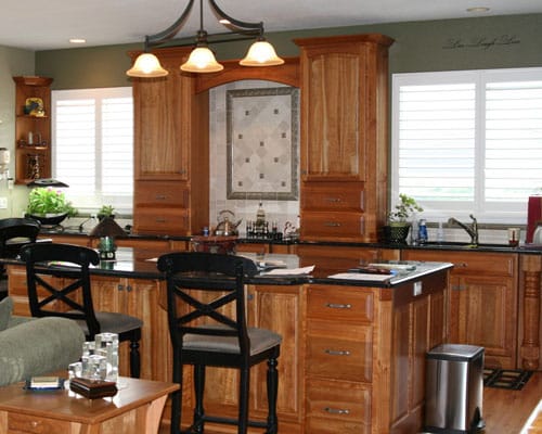 Katy, TX craftsman style kitchen cabinets
