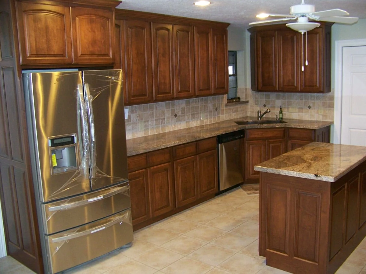 Wood kitchen cabinets Energy Corridor, TX
