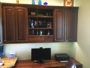 Katy TX Custom Home Office Cabinets