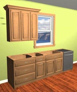Katy TX All Wood Kitchen Cabinets