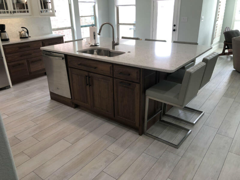 Houston TX craftsman style kitchen cabinets